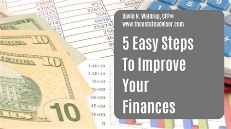 5 Easy Steps To Improve Your Finances Youtube