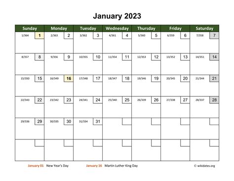 2023 Printable Monthly Calendar With Holiday Time And Date Calendar