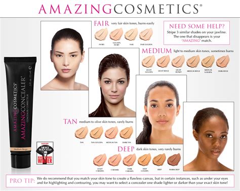 Fair Golden Amazing Concealer By Amazing Cosmetics Natural Health News