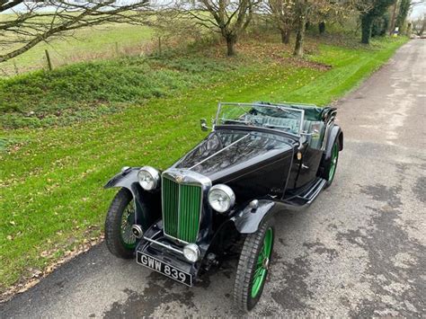 Classic 1948 Mg Tc Midget For Sale Classic And Sports Car Ref Hants