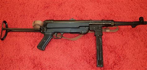 Replica Ww2 German Mp40 Semi Automatic Machine Pistol Gun With Stock