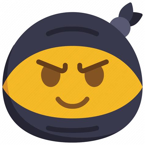 Ninja Emoticon Smiley Assassin Warrior Icon Download On Iconfinder