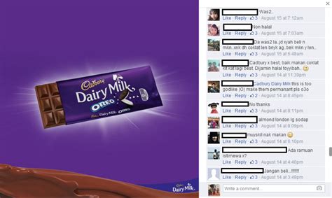 Cadbury implements its halal assurance management standards and food safety & quality standards across all products produced in malaysia, giving you the confidence. 5 Ridiculous Malaysian Boycotts