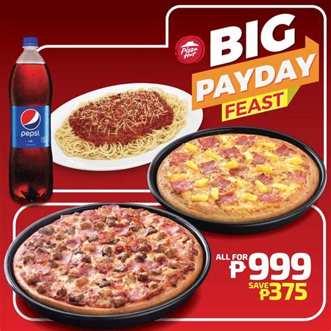 I've worked at the same. Manila Shopper: Pizza Hut Big Payday Feast Delivery Promo ...
