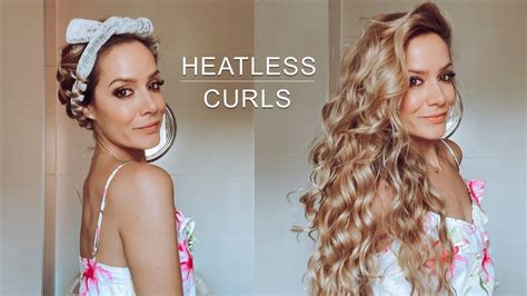 Heatless Curls Tutorial Shonagh Scott Youtube