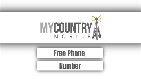 Free Phone Number My Country Mobile