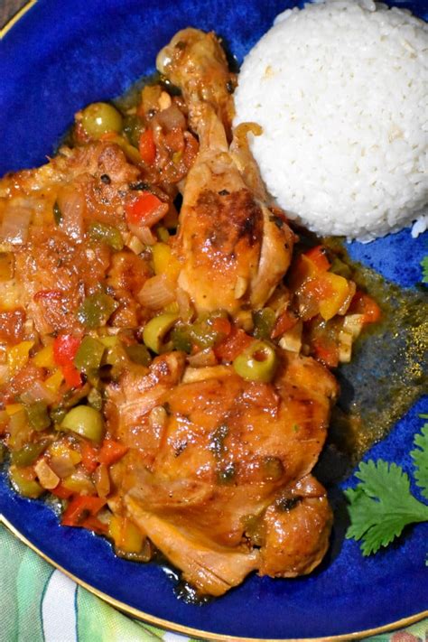 dominican pollo guisado chicken stew gypsyplate