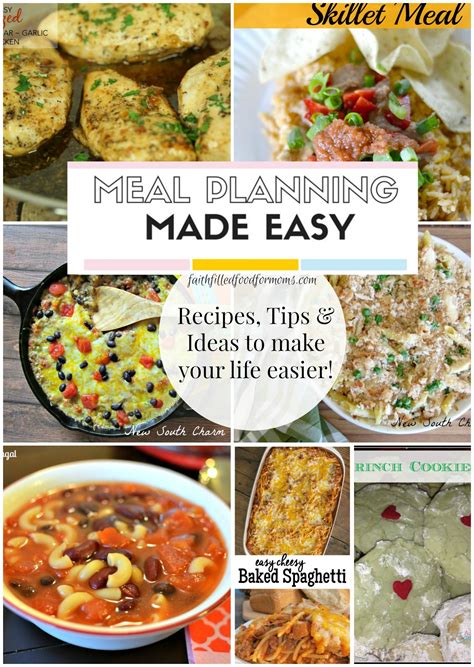 Meal Planning Made Easy Faith Filled Food For Moms