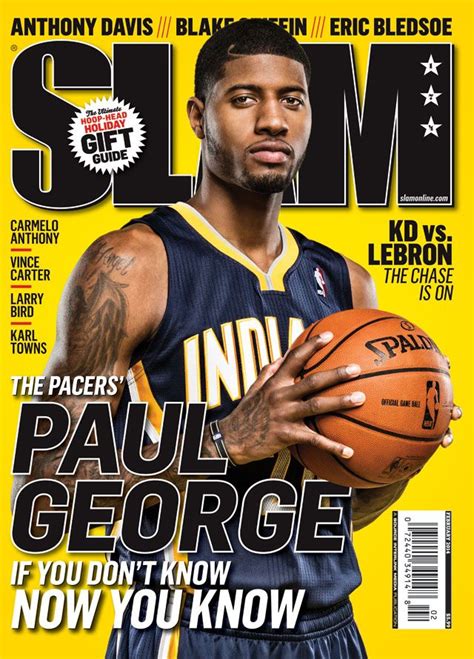 Slam 174 Indiana Pacer Paul George Appeared On The Cover Of The 174th