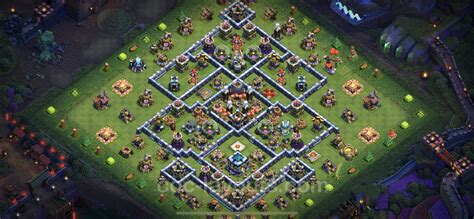 Best Base Th13 With Link Hybrid Anti Everything 2023 Town Hall Level