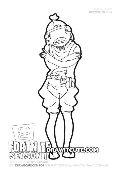 Printable fortnite christmas coloring page. Coloriage Fortnite Skin - Teenzstore