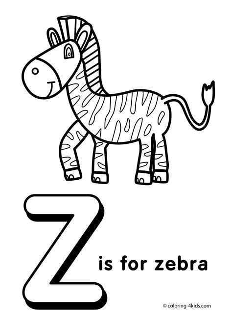 Best Coloring Pages To Print Letter Z Coloring Pages Best
