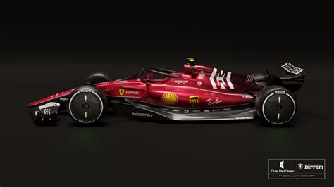 Chris Paul Design Scuderia Ferrari F1 2022 Livery Concept F1liveries
