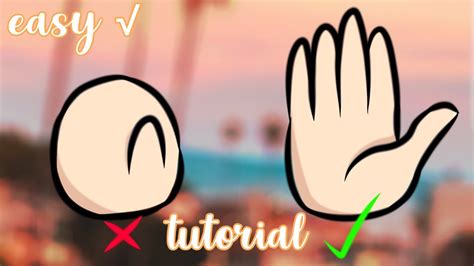 How To Draw Handseasy Gacha Youtube