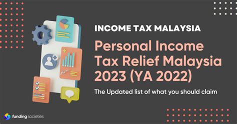 Personal Income Tax Relief Malaysia 2023 Ya 2022 The Updated List Of