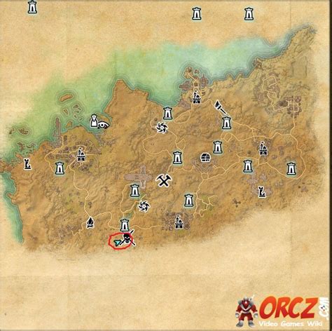 Eso Alik R Treasure Map I Orcz The Video Games Wiki