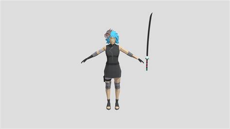 Low Poly Female Character 3D Model By MadTrollStudio 03bb827