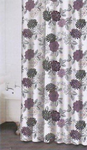 Waverly Cheri Purple Fabric Shower Curtain Home And Kitchen