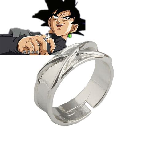 Dragon Ball Z Potara Time Ring Goku Adjustable Ring Ebay