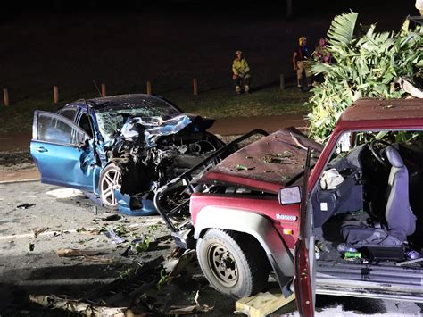 Drivers in amazing escape after horror head-on crash