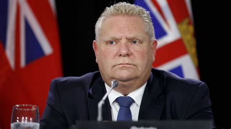 ‘i Am Sorry Ontario Premier Doug Ford Tearfully Apologizes After