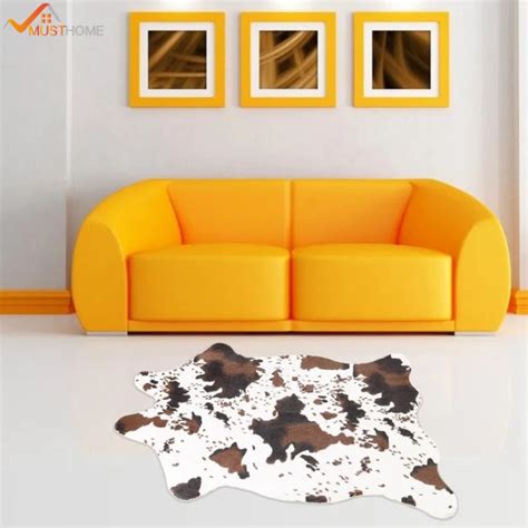 75110cm Artificial Animal Fur Carpet Non Slip Carpet For Living Room