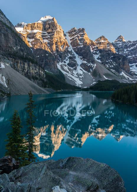 Fascinating View Of Moraine Lake And Valley Of Ten Peaks Banff