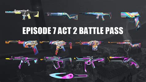 All About The Valorant Act 2 Battle Pass Skins Reward