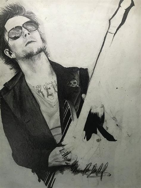 Synyster Gates Unfinished Drawing By Arre Felzza Adun Pixels