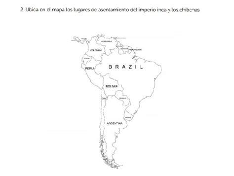 Ubica en el mapa los lugares de asentamiento del imperio inca y los chibchas - Brainly.lat