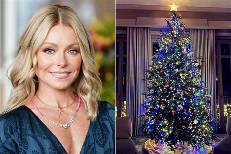 Kelly Ripa Shows Off Her Christmas Tree With 33 Year Old Ornaments Isnt She Lovely