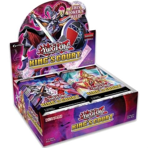 Yu Gi Oh Trading Card Game Kings Court Sealed Booster Box Of 24