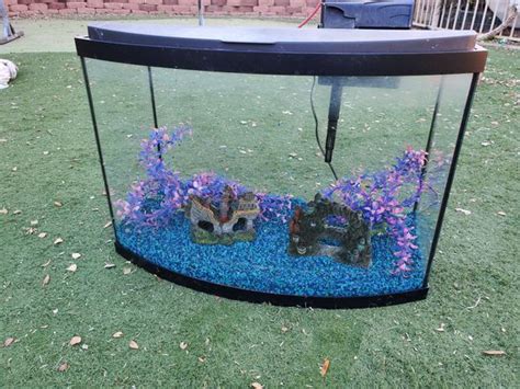 40 Gallon Bow Front Fish Tank Aquarium For Sale In Surprise Az Offerup