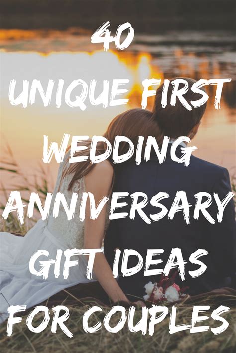 Whether you're in the market for a 25 year anniversary gift or 50th wedding anniversary gifts, your friends. First Anniversary Gift Ideas For Husband | Examples and Forms