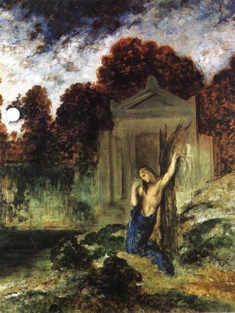 Gustave Moreau Orphée sur la tombe dEurydice 1890 Painting Fine