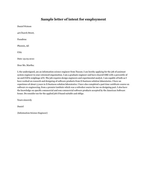 We did not find results for: Letter Of Intent For Employment