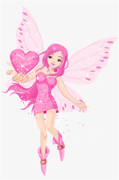 This Graphics Is Cartoon Pink Butterfly Fairy Pattern Love Fairy