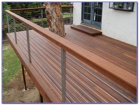 Wood And Cable Railing