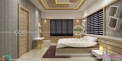 Beautiful Modern Bedroom Interior Designs Kerala Home Design And