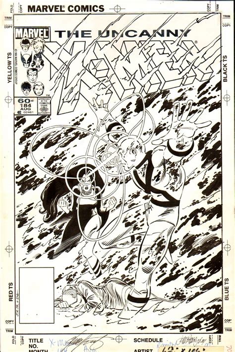 Marvel Comics Of The 1980s 1984 Anatomy Of A Cover Uncanny X Men 184