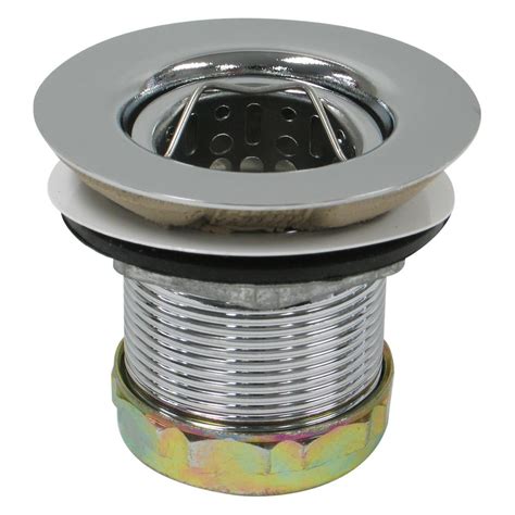 Stainless steel junior duo basket strainer, polished chromeby olympia faucets, inc.(1). Stainless Steel Junior Duo Basket-HD59-3060 - The Home Depot