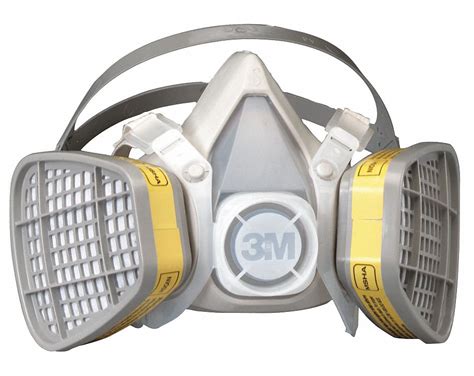 M M Half Mask Respirator Respirator Connection Type Fixed Mask Size S T Grainger