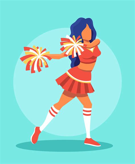 Cheerleader Illustration 259288 Vector Art At Vecteezy
