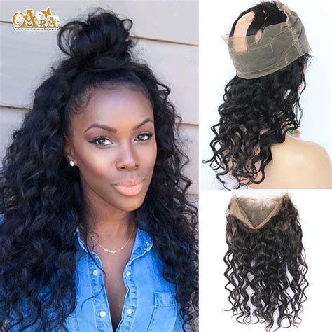 Lace Frontal Closure Brazilian Lace Frontals With Baby Hair Loose Wave Full Lace Frontal