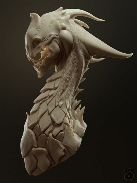 Dragon Carsten Stueben Creature Concept Art Monster
