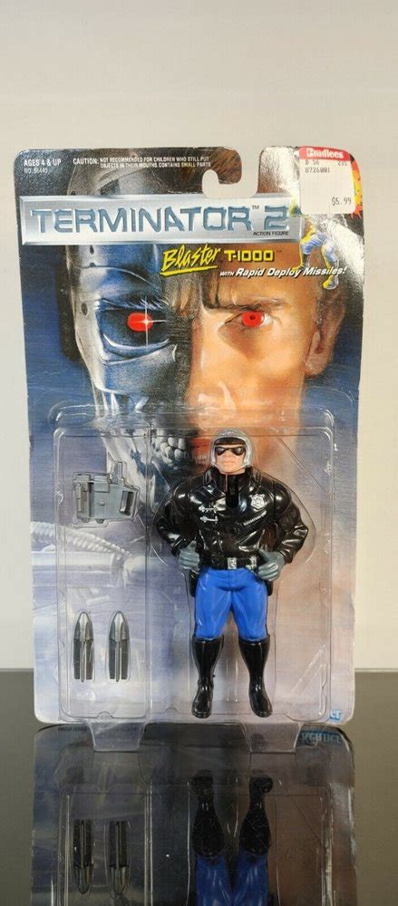 Terminator 2 Blaster T 1000 New In Box 1991 Kenner Vint