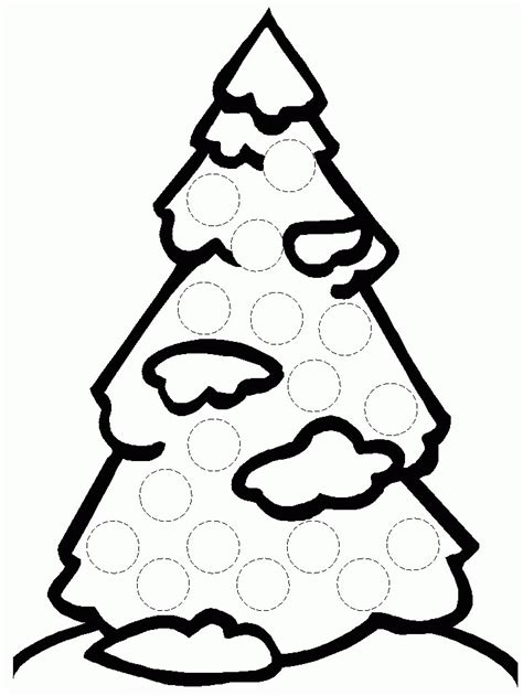 Outline of a snowman with a broom. Do A Dot Art Coloring Pages - Coloring Home