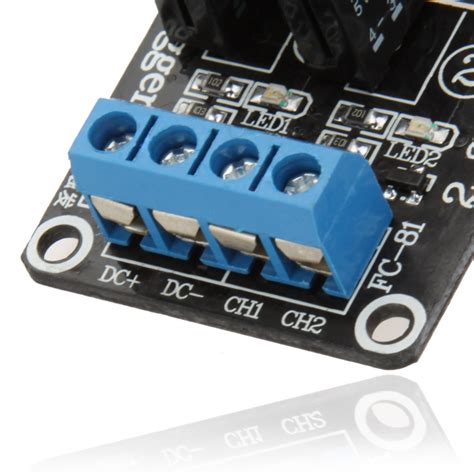 5V 2 Channel Low Level Trigger Solid State Relay Module Relay Interface