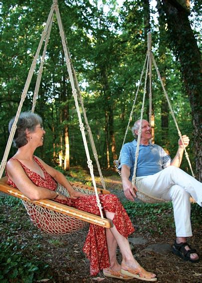 This method is not ideal for tree health, so you may want to consider using a hammock or a swing with a single attachment point, as previously. Piedmont Tree Climbing (PTC): Tree Swing Installation