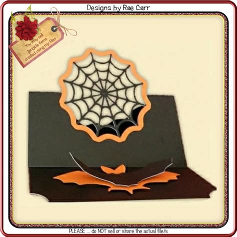 613 Halloween Easel Greeting Card So Fontsy